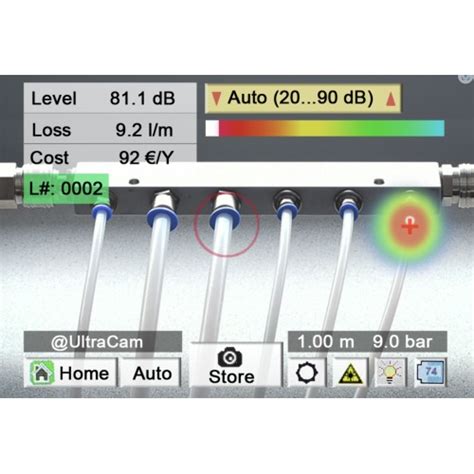 ultracam LD 500 Détecteur de fuite air comprimé avec caméra