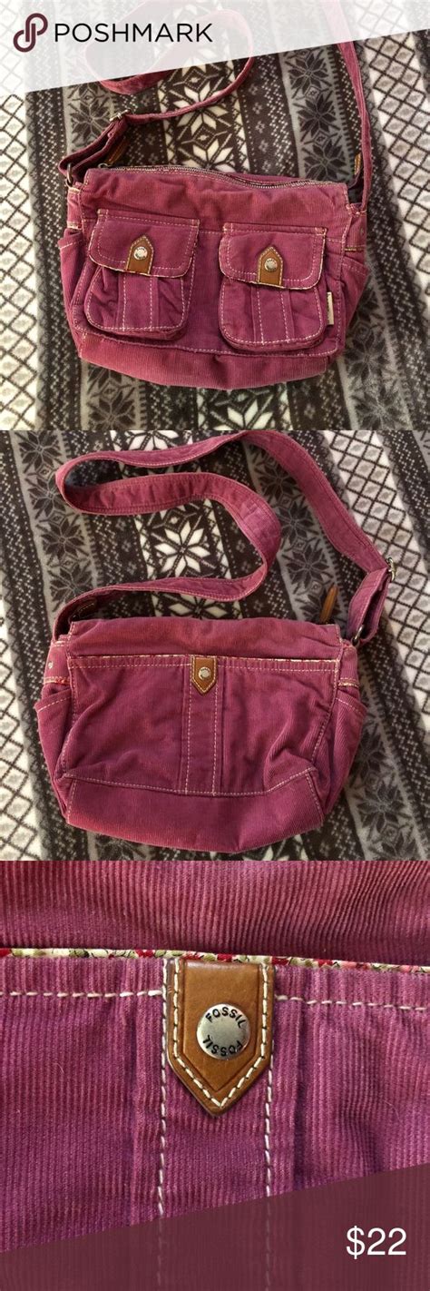 Fossil Corduroy Crossbody Purse Purses Crossbody Purses Crossbody Bag