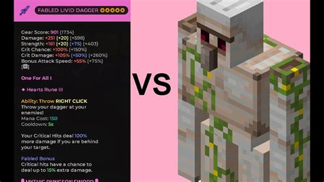 Hypixel Skyblock Livid Dagger Vs Endstone Protector Youtube