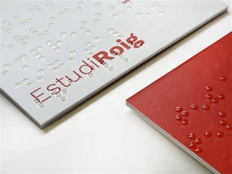 ESTUDI ROIG Arte final para impresión braille digital