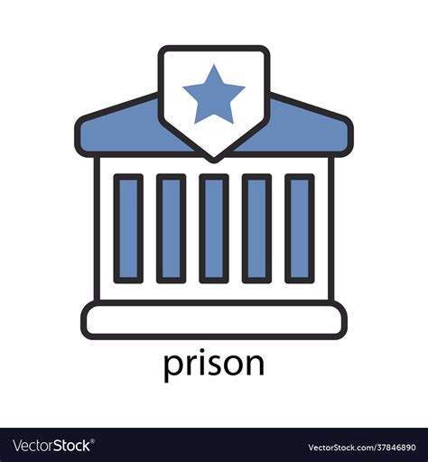 Prison Icon Royalty Free Vector Image Vectorstock