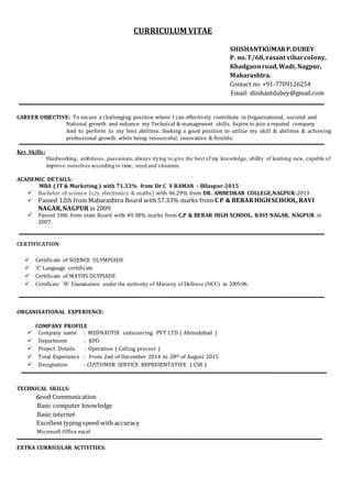 Shishant Cv PDF