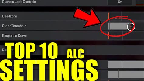 Top Alc Settings Season Apex Legends Youtube