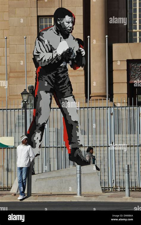 Young Nelson Mandela, boxing training, statue by Marco Ciafenelli at ...