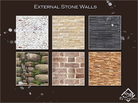 The Sims Resource - External Stone Walls