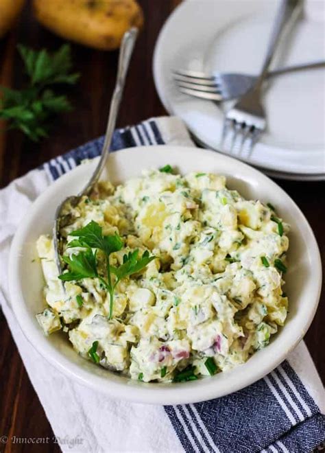 Polish Potato Salad Recipe With Eggs And Pickles Eating European