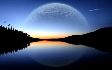 Moon Landscape Wallpapers Top Free Moon Landscape Backgrounds