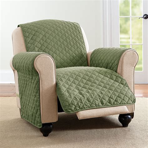 Collections Etc Reversible Spill Resistant Quilted Furniture Protector