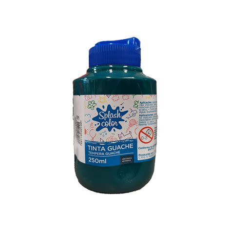 Tinta Guache Verde Bandeira 250ml Splash Color