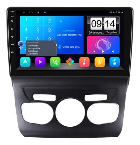 Multimidia C Lounge Android Octacore Carplay Voz P G Cor Preto