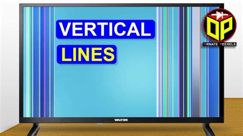 Vertical Lines Problem On LED TV Screen No Picture Or Display How To