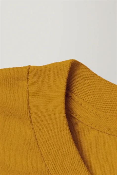 Solid Mustard Yellow T Shirt Unleashed Premium