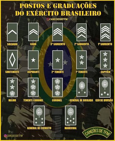 Patentes Do Exército Brasileiro É Salários - Patentes do exercito brasileiro | Patentes militares, Simbolo do ...