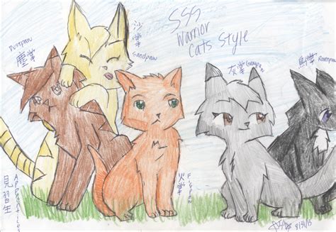 Apprentices SSS Warrior Cats Style by annamon54 on DeviantArt