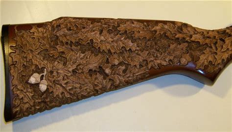 Custom Marlin Model 60 “leaf Rifle” Custom Gun Stock Carving Gun Engraving