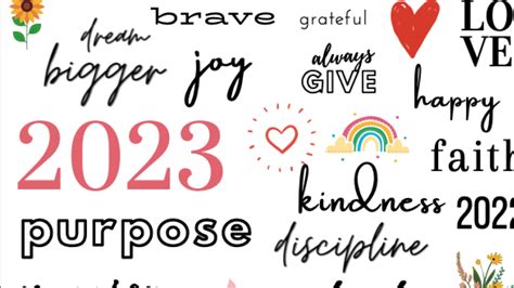 Beautiful Inspiring Vision Board Printables For Free