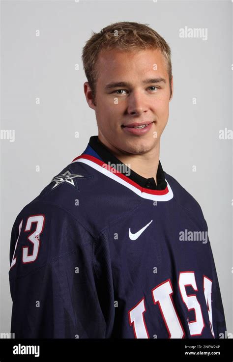 Ice Hockey Competitor Dustin Brown Poses For A Portrait During The Usoc