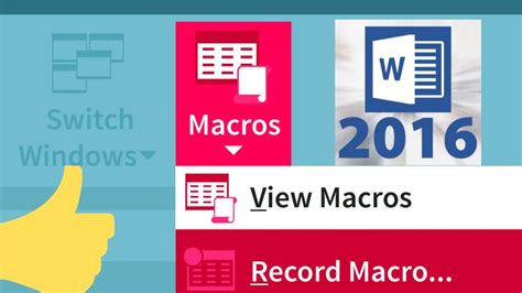 How To Create Macros In Word 2016 Step By Step Tutorial YouTube