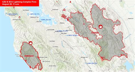 Fire Updates Lnu Damage Map Released Scu Complex Grows Overnight