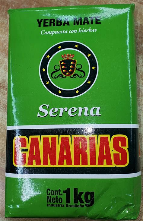 Canarias Serena Yerba Mate 1kilo Herbal Teas Grocery