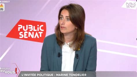 Marine Tondelier L A Dit Dans Bonjour Chez Vous Sur Public S Nat