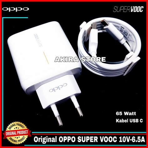 Jual Charger Oppo Reno T G Reno G Original Supervooc Type C