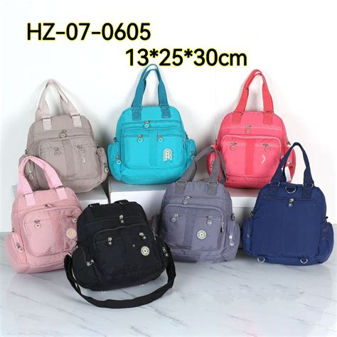 Bolsa Feminina Nylon Imperme Vel Vira Mochila Transversal Tiracolo