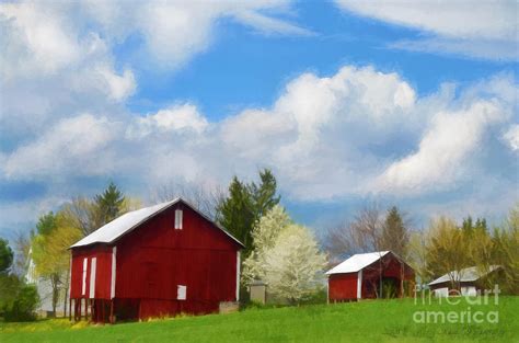 The Red Barn Photograph By Kathy Russell Pixels