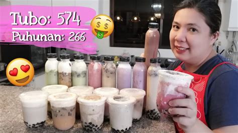 Diy Milk Tea Pang Negosyo Recipe With Costing Youtube