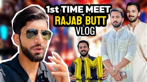 1st TIME MEET With RAJAB BUTT Syed Ali Rizvi VLOG YouTube