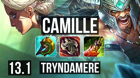 CAMILLE Vs TRYNDA TOP Rank 3 Camille 17 4 8 Dominating EUW