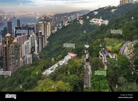 The peak tram to victoria peak hi-res stock photography and images - Alamy