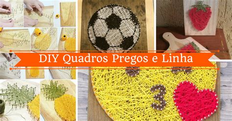 DIY Artesanato Pregos E Linhas