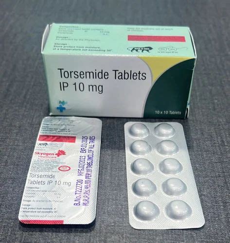 Torsemide Tablets Ip 10 Mg At Best Price In Mumbai By Skyogen