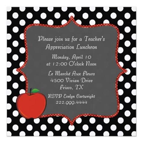 An Apple Is On The Chalkboard With White Polka Dots And Red Trim As