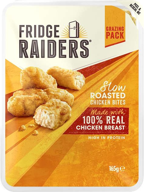 Fridge Raiders Slow Roasted Chicken Snack Bites G Amazon Co Uk