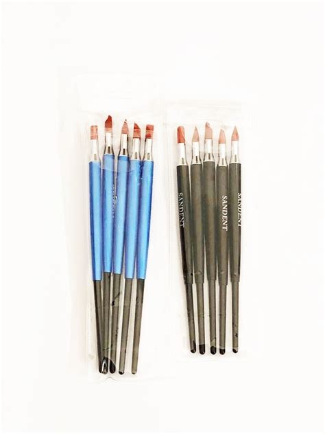 Kit De 10 Pinceles Para Resinas Dentales Colores Surtidos Deposito