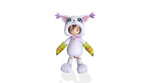 Hikari Yagami Tailmon Onesie Dmo Model Download By Wargrey Sama On