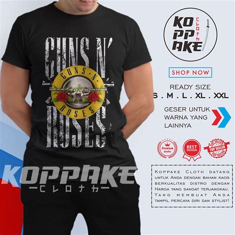 Jual Kaos Guns N Roses Logo Baju Distro Shopee Indonesia