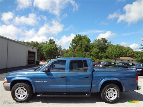 Atlantic Blue Pearl 2002 Dodge Dakota Slt Quad Cab Exterior Photo 68004422