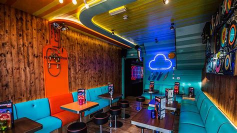 Nulty Adventure Bar Clapham Junction Retro Room Funky Interior