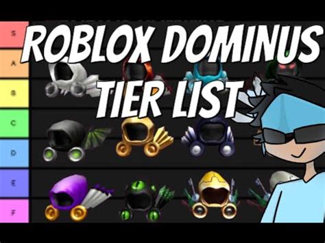 DOMINUS TIER LIST Roblox YouTube