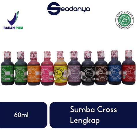 Jual Sumba Cross Terlengkap Semua Pewarna Makanan Cross Ml