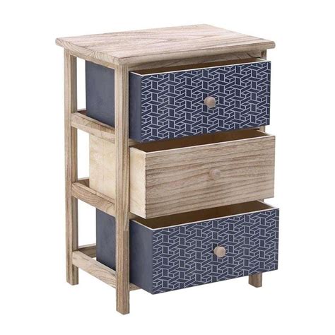 Mobile Con Cassetti Legno Blu Mobili Provenzali Shabby Chic