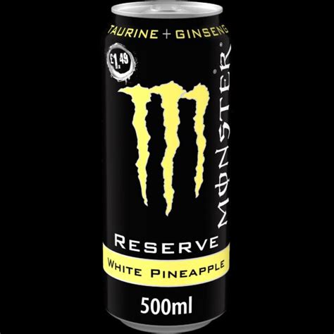 Monster Reserve White Pineapple Cans PMP £1.49 NEW - Lansdell Soft ...