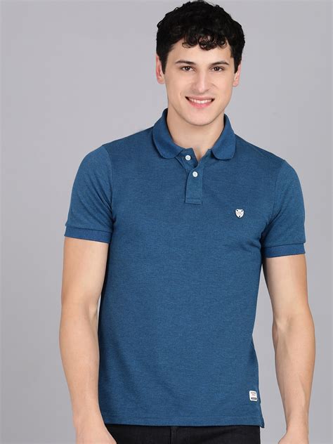 Buy Alan Jones Polo Collar Slim Fit T Shirt Tshirts For Men 22381474 Myntra