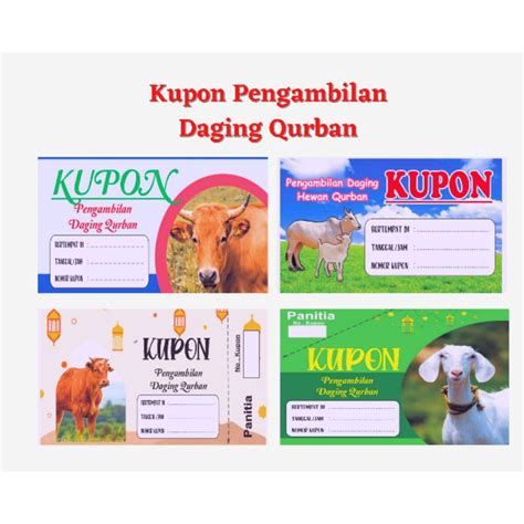 Jual KUPON PENGAMBILAN DAGING KURBAN IDUL ADHA Shopee Indonesia