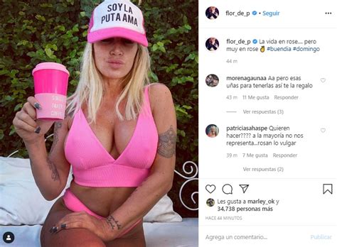 Flor Peña se sacó una foto con una bikini muy particular Mendoza Post