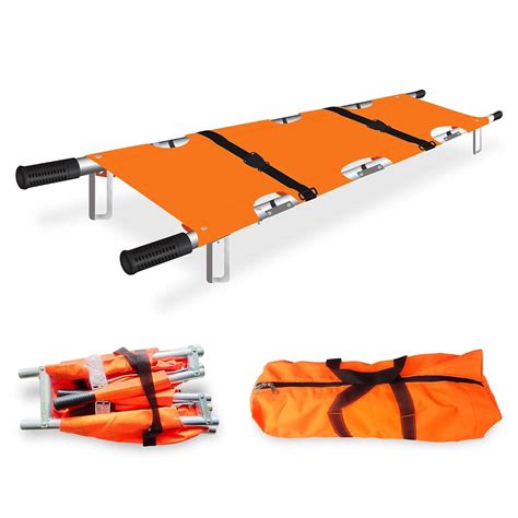 Otica Foldable Stretcher For Patient Shifting Portable Stretcher For