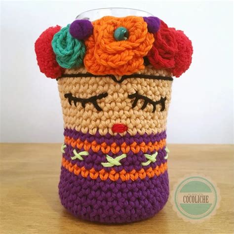 Funda Frida Tejida Para Frasco Funda De Frasco 230 Fundas De